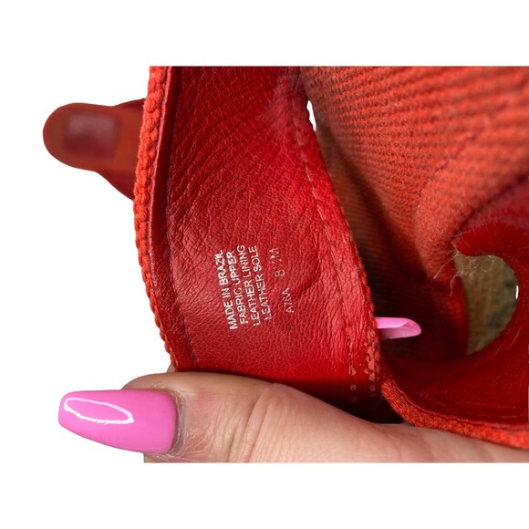 Tory Burch Kristen Espadrille Wedges Size 8.5 - Picture 7 of 8